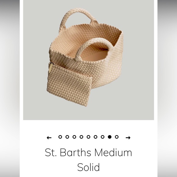 Naghedi Handbags - Barely used Medium Ecru Naghedi ST BARTHS TOTE